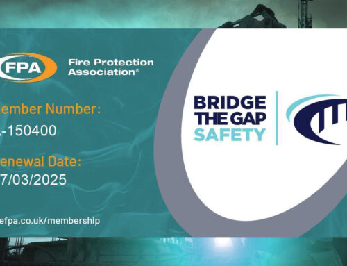 Bridge the Gap Safety are now members of the The Fire Protection Association(FPA)